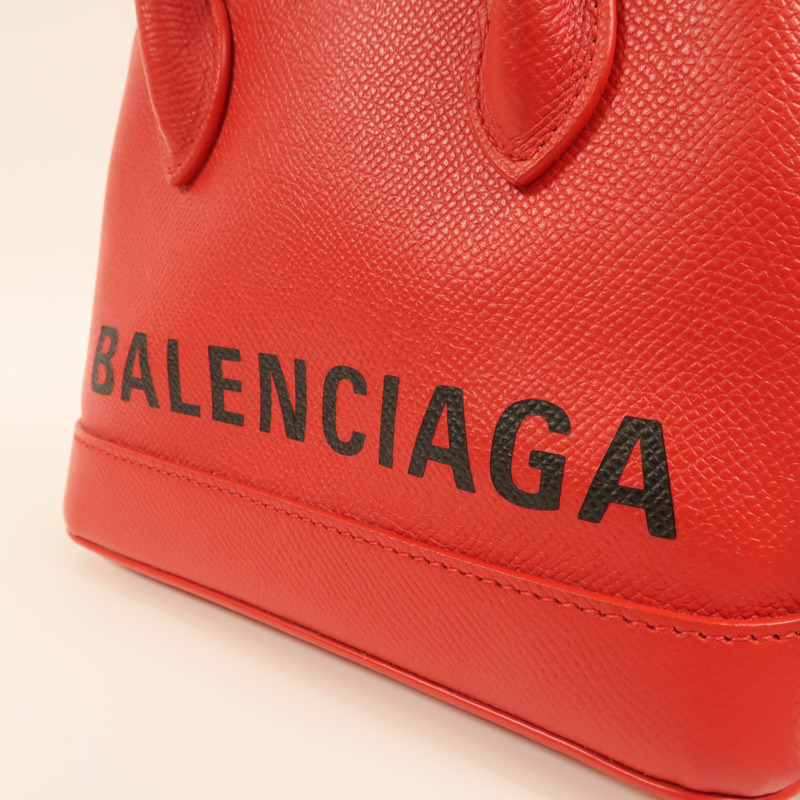 BALENCIAGA 牛皮皮革XXS Ville Top Handle Bag金扣手挽肩背兩用袋-8