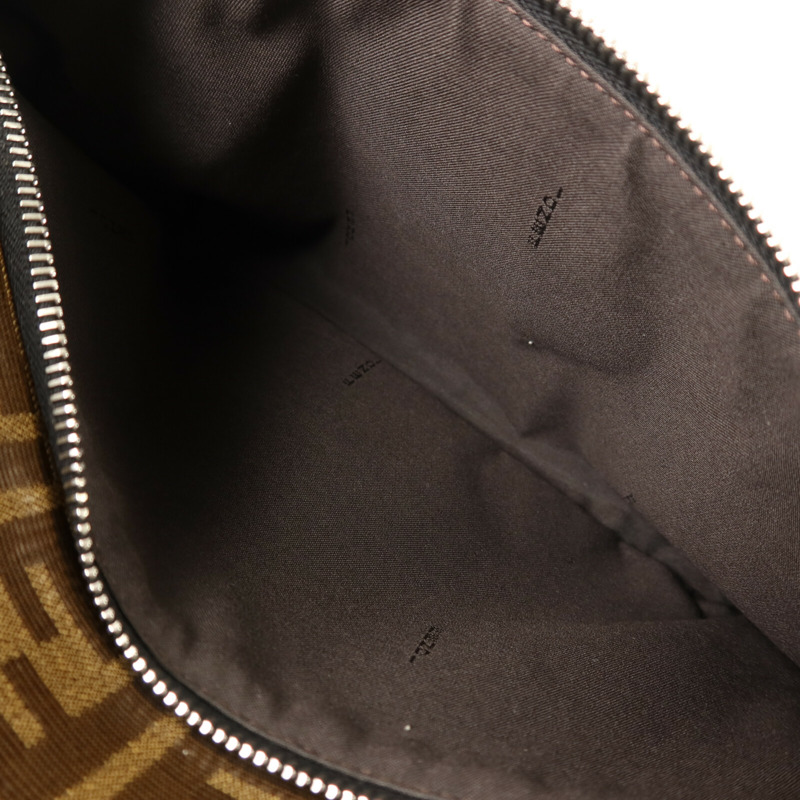 FENDI 塗層帆布Rucksack銀扣背包-17