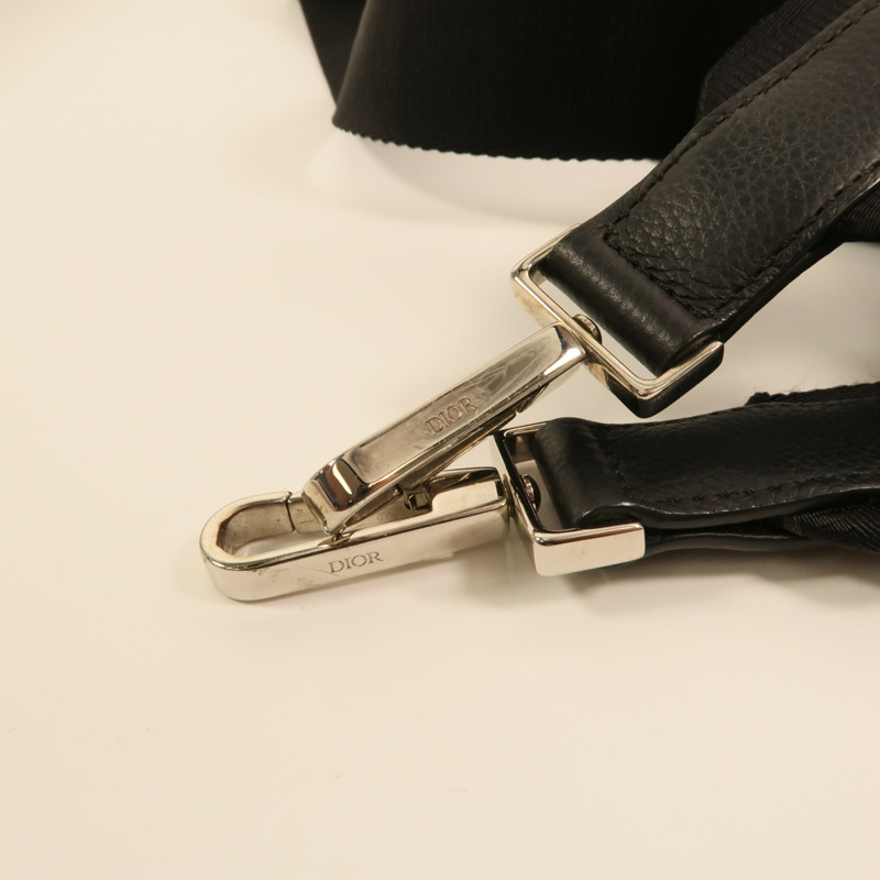 Dior 帆布Roller Messenger Bag銀扣肩背袋-9