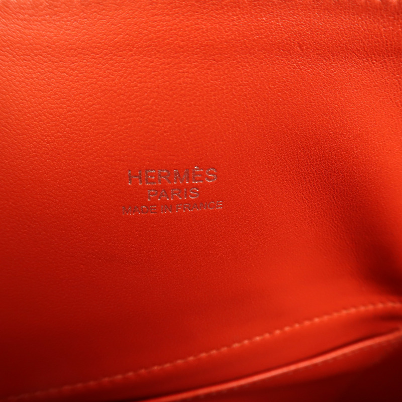 HERMES 【Hermes Fair】Epsom皮革Bolide 27銀扣手挽肩背兩用袋Rouge Tomate-5