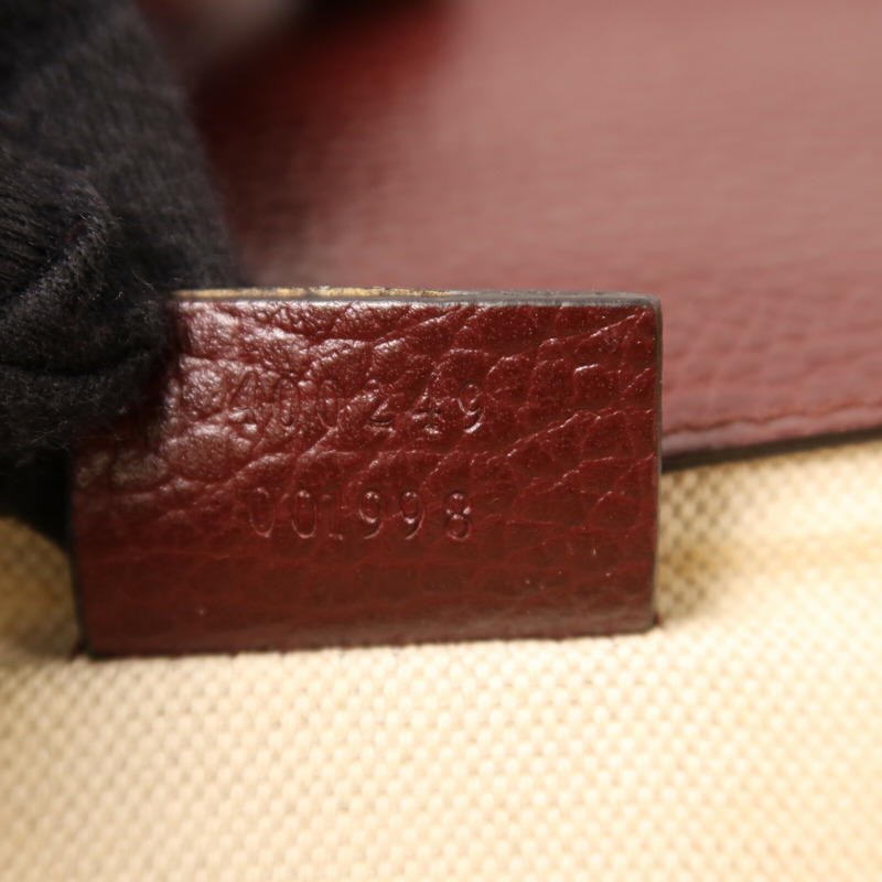 GUCCI 牛皮皮革Dionysus銀扣鏈帶肩背袋-7