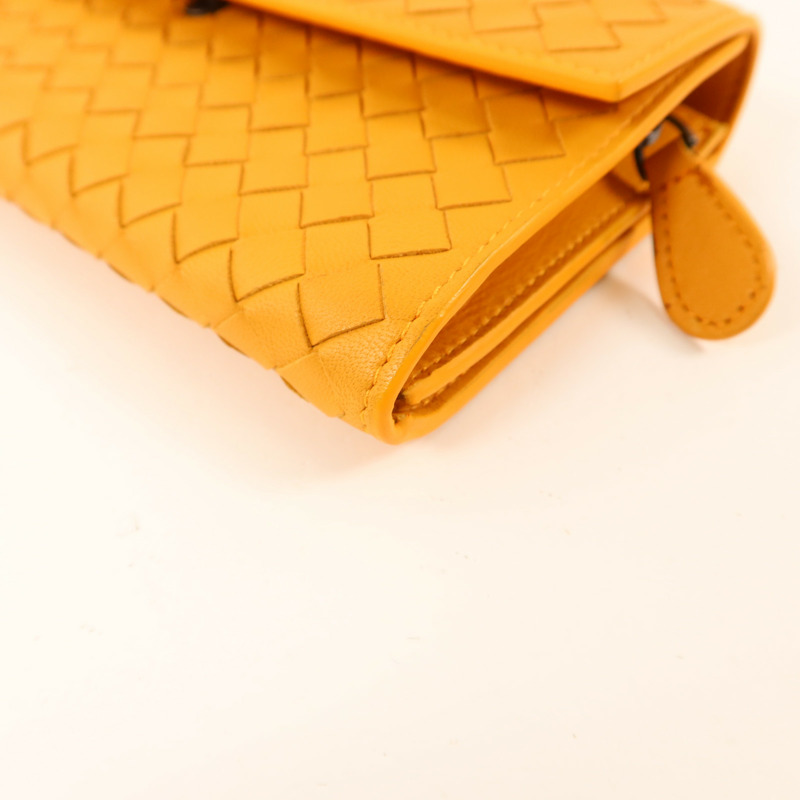 BOTTEGA VENETA 羊皮皮革Long Wallet長錢包-12