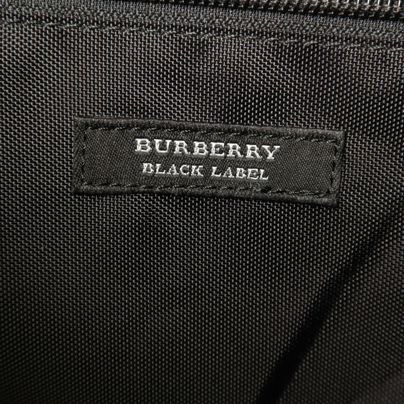 BURBERRY 尼龍/牛皮皮革Brifecase銀扣公事包-7
