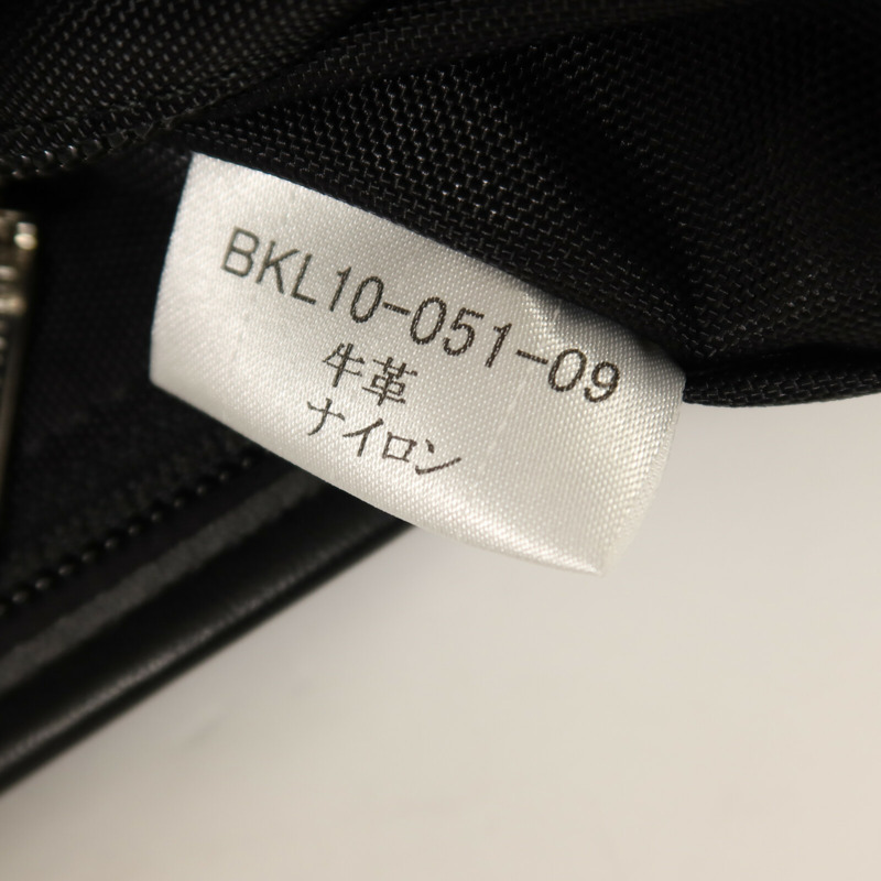 BURBERRY 尼龍/牛皮皮革Brifecase銀扣公事包-8