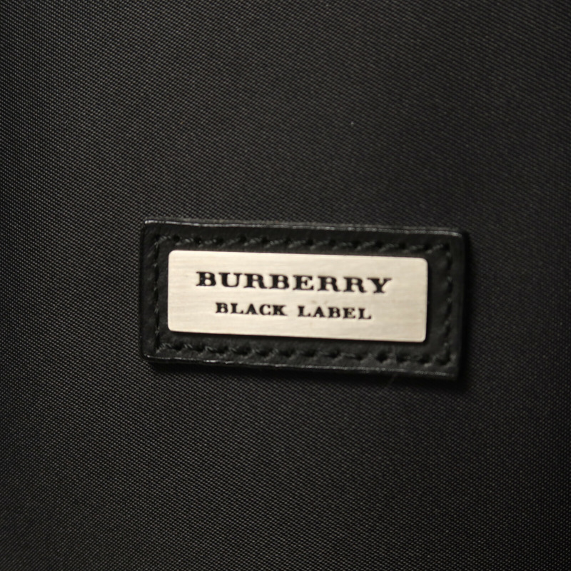 BURBERRY 尼龍/牛皮皮革Brifecase銀扣公事包-11