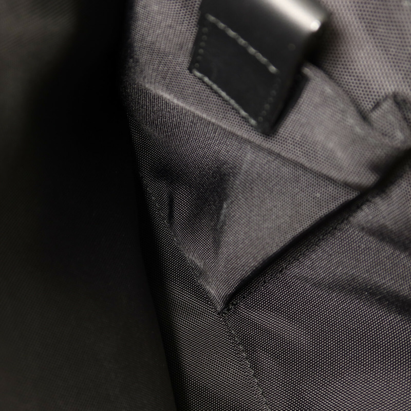 BURBERRY 尼龍/牛皮皮革Brifecase銀扣公事包-16