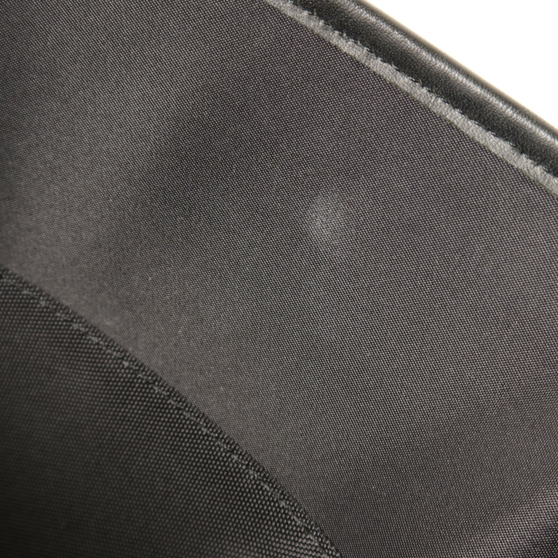 BURBERRY 尼龍/牛皮皮革Brifecase銀扣公事包-17