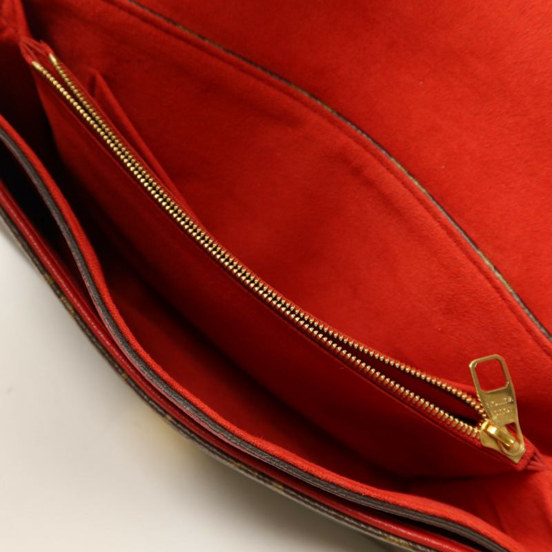 LOUIS VUITTON Monogram Pallas Chain Bag金扣鏈帶肩背袋-4