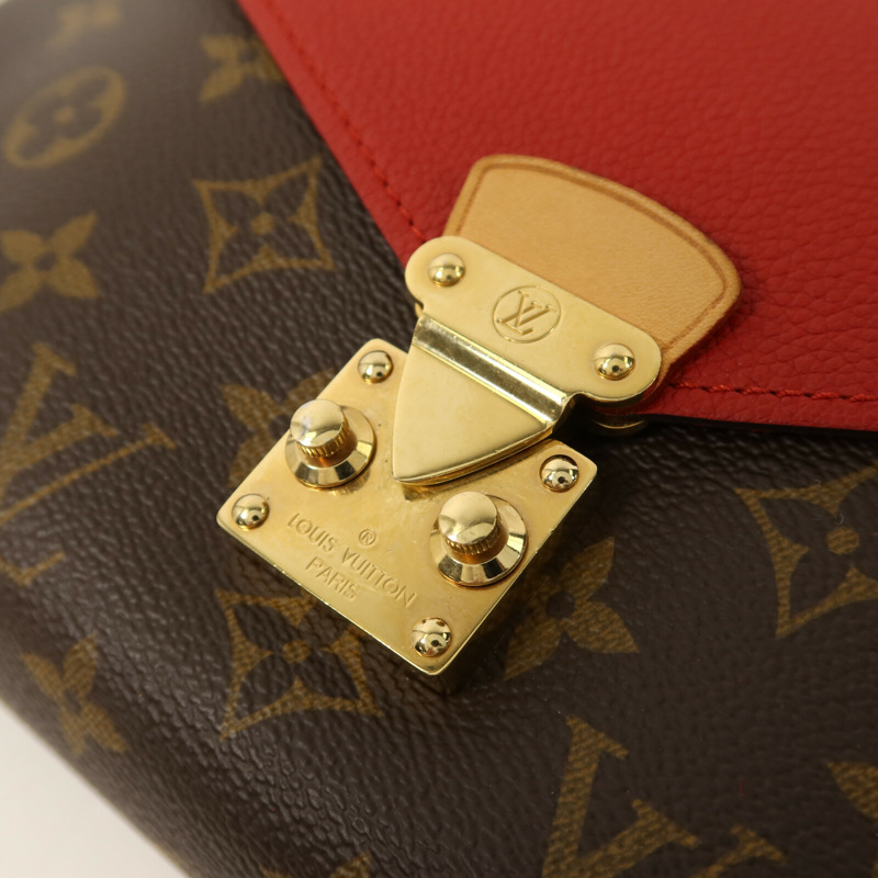 LOUIS VUITTON Monogram Pallas Chain Bag金扣鏈帶肩背袋-8