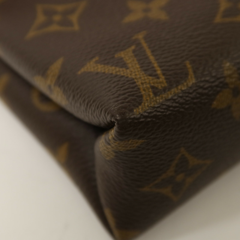 LOUIS VUITTON Monogram Pallas Chain Bag金扣鏈帶肩背袋-9