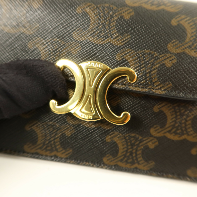 CELINE 塗層帆布Card Case金扣卡片套-8