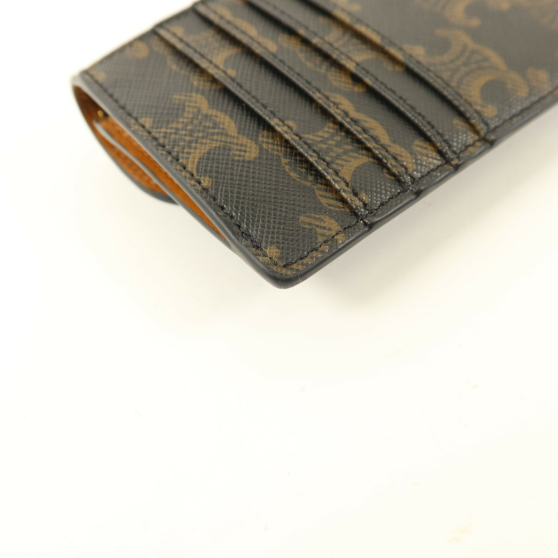 CELINE 塗層帆布Card Case金扣卡片套-14