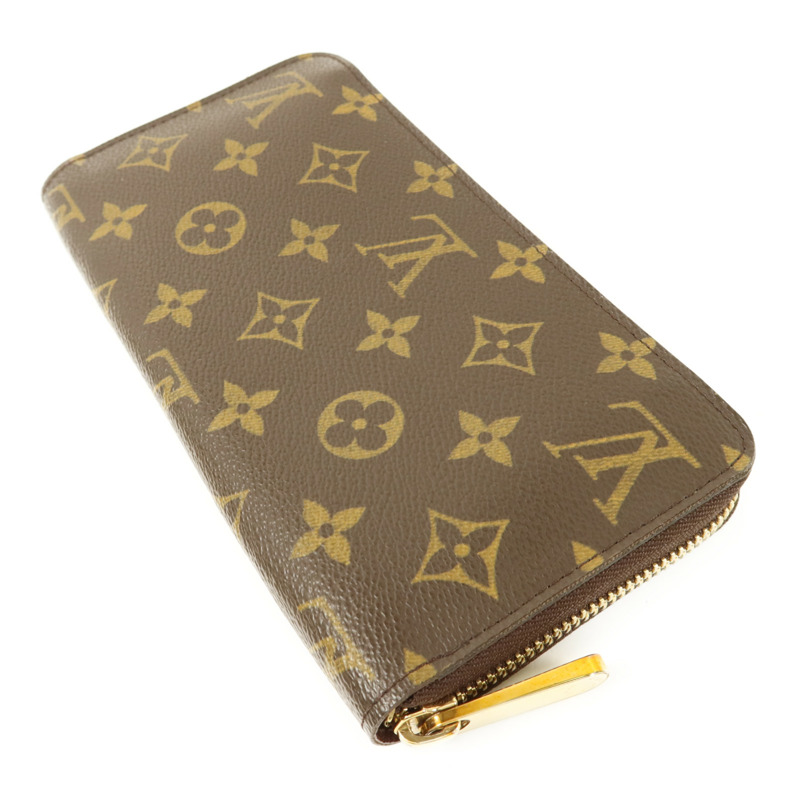 LOUIS VUITTON Monogram Zipper Long Wallet金扣長錢包-3