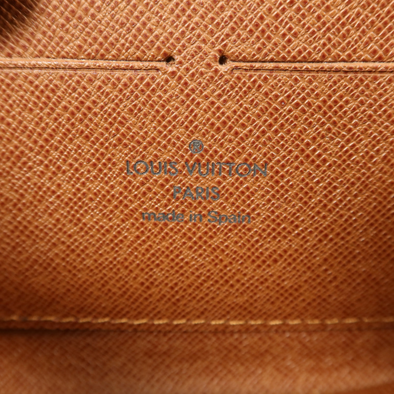 LOUIS VUITTON Monogram Zipper Long Wallet金扣長錢包-5