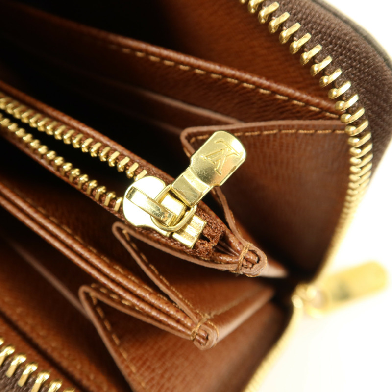 LOUIS VUITTON Monogram Zipper Long Wallet金扣長錢包-7