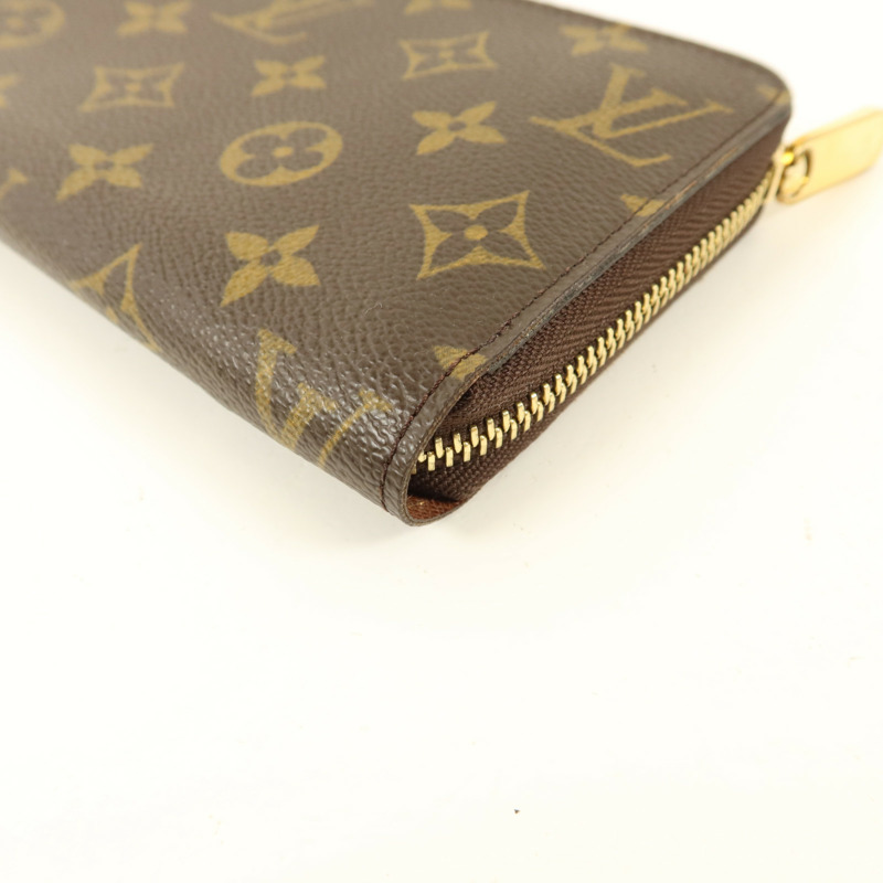 LOUIS VUITTON Monogram Zipper Long Wallet金扣長錢包-10