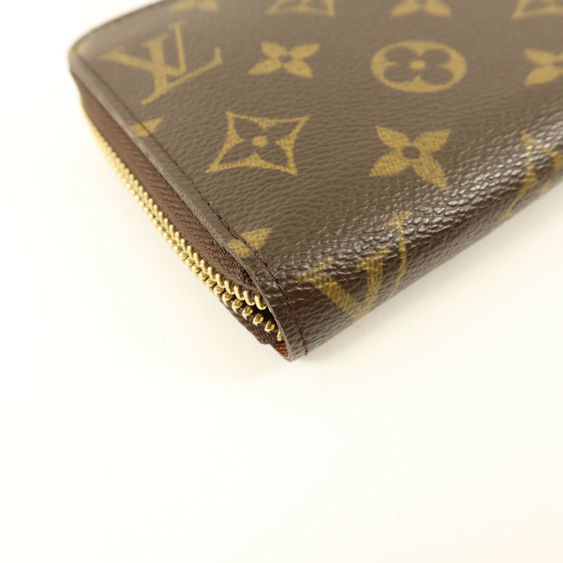 LOUIS VUITTON Monogram Zipper Long Wallet金扣長錢包-11