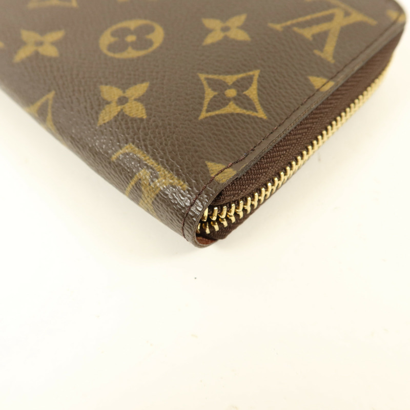 LOUIS VUITTON Monogram Zipper Long Wallet金扣長錢包-12