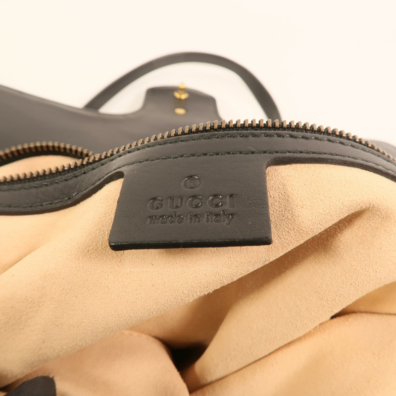 GUCCI 牛皮皮革GG Marmont Medium金扣鏈帶肩背袋-5