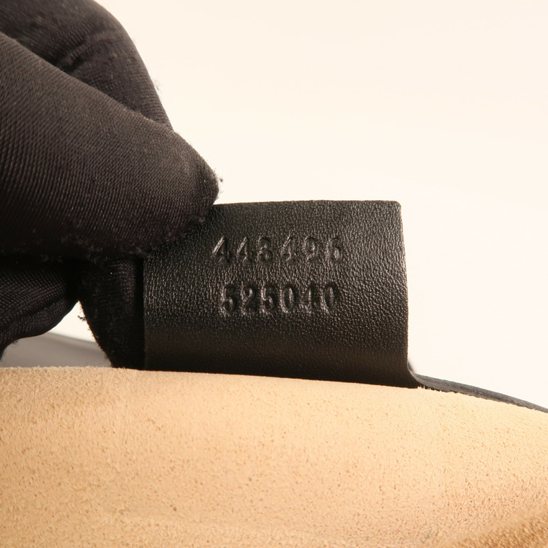 GUCCI 牛皮皮革GG Marmont Medium金扣鏈帶肩背袋-6