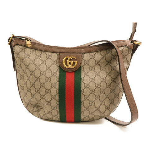 GUCCI 塗層帆布Ophidia GG Small金扣肩背袋