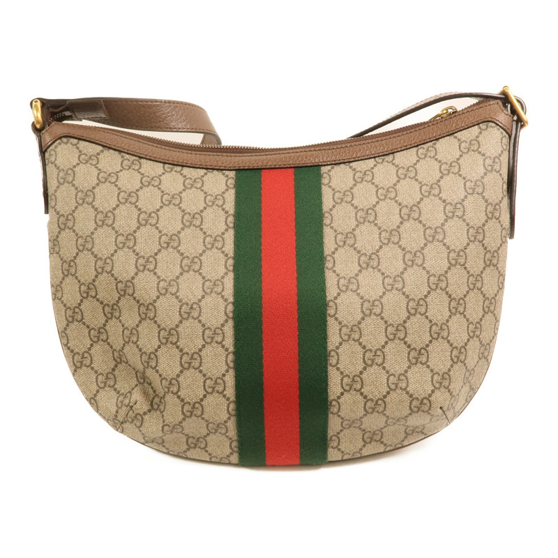 GUCCI 塗層帆布Ophidia GG Small金扣肩背袋-1