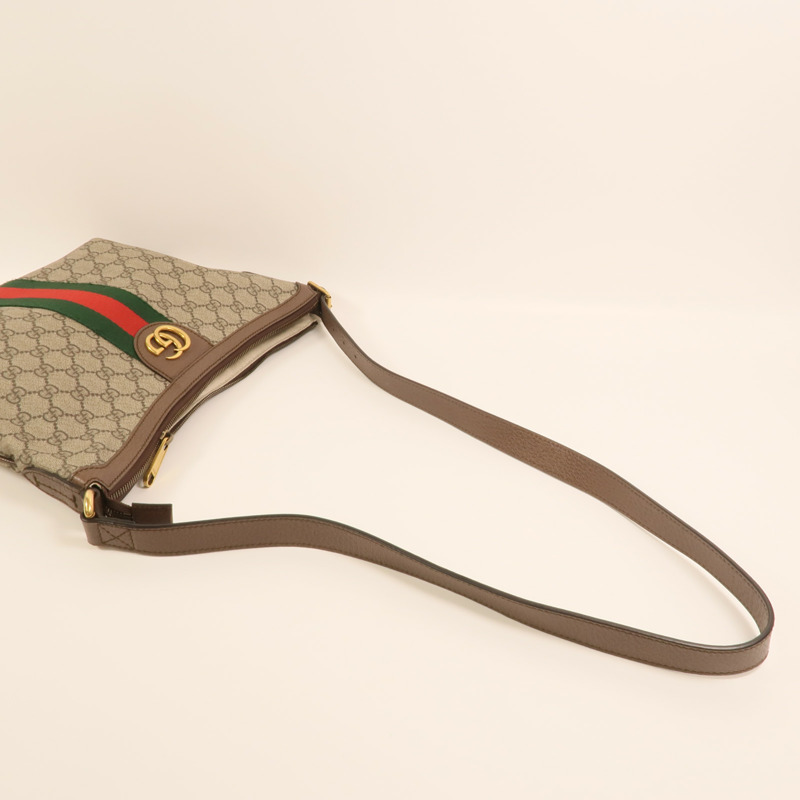 GUCCI 塗層帆布Ophidia GG Small金扣肩背袋-7