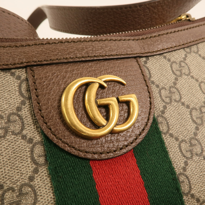 GUCCI 塗層帆布Ophidia GG Small金扣肩背袋-8