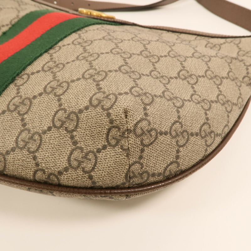 GUCCI 塗層帆布Ophidia GG Small金扣肩背袋-9