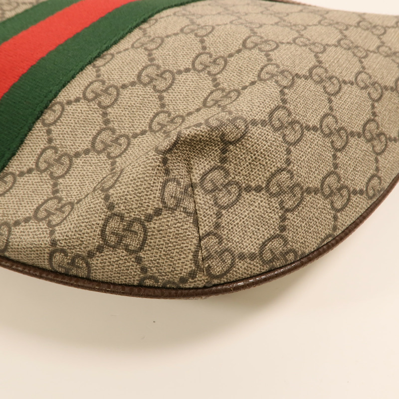 GUCCI 塗層帆布Ophidia GG Small金扣肩背袋-11