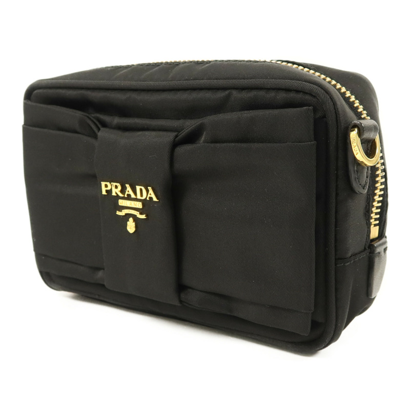 PRADA 尼龍Shoulder Bag金扣肩背袋-2