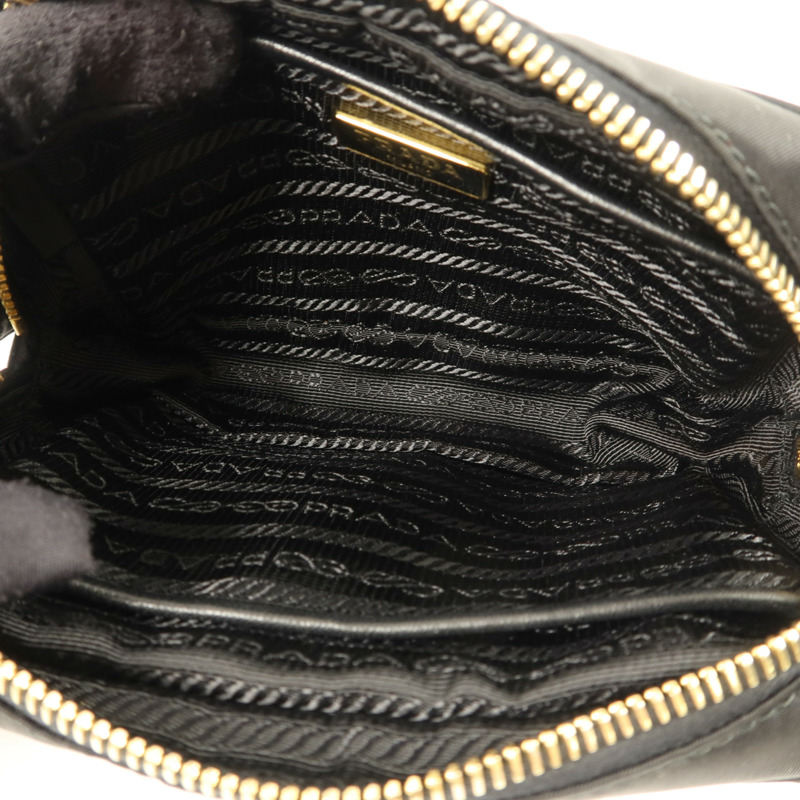 PRADA 尼龍Shoulder Bag金扣肩背袋-4