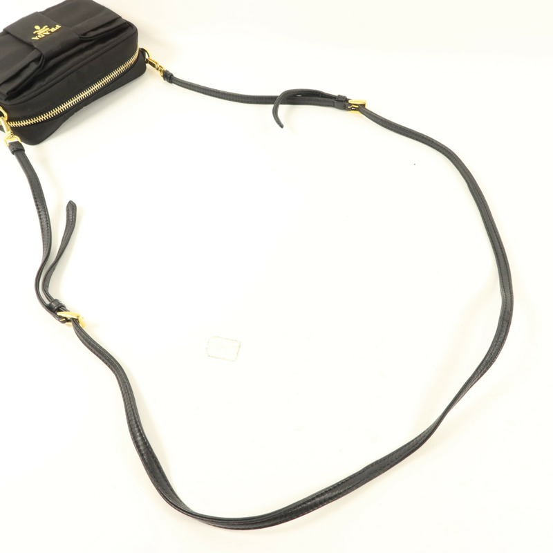 PRADA 尼龍Shoulder Bag金扣肩背袋-7