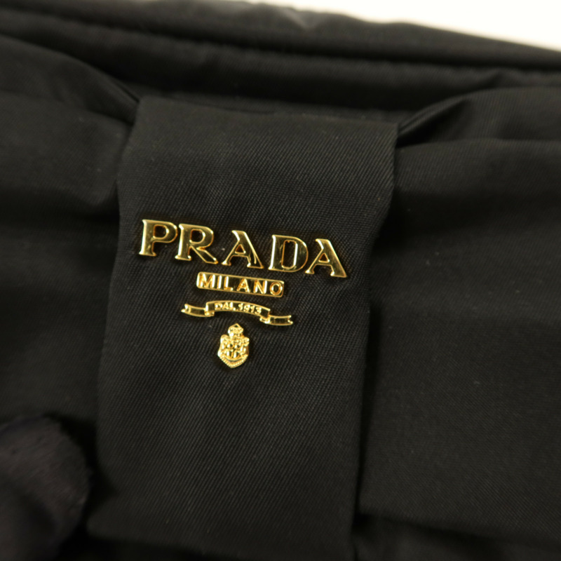 PRADA 尼龍Shoulder Bag金扣肩背袋-8
