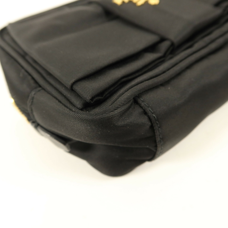 PRADA 尼龍Shoulder Bag金扣肩背袋-12