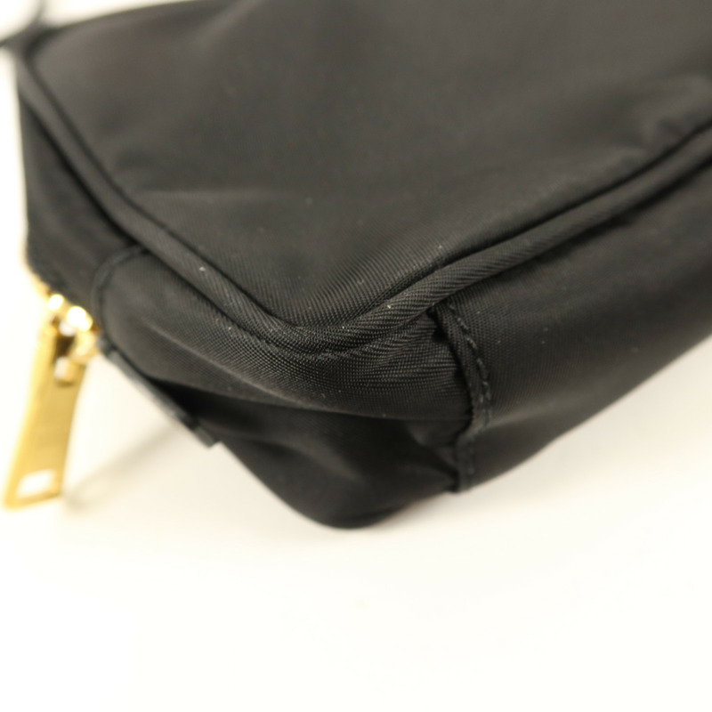 PRADA 尼龍Shoulder Bag金扣肩背袋-14