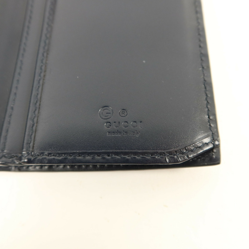 GUCCI 牛皮皮革Long Bifold Wallet長錢包-5