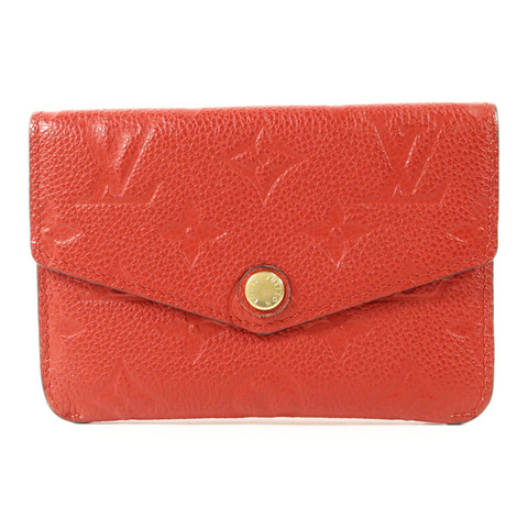 LOUIS VUITTON Monogram Empreinte Pochette Cure金扣零錢包