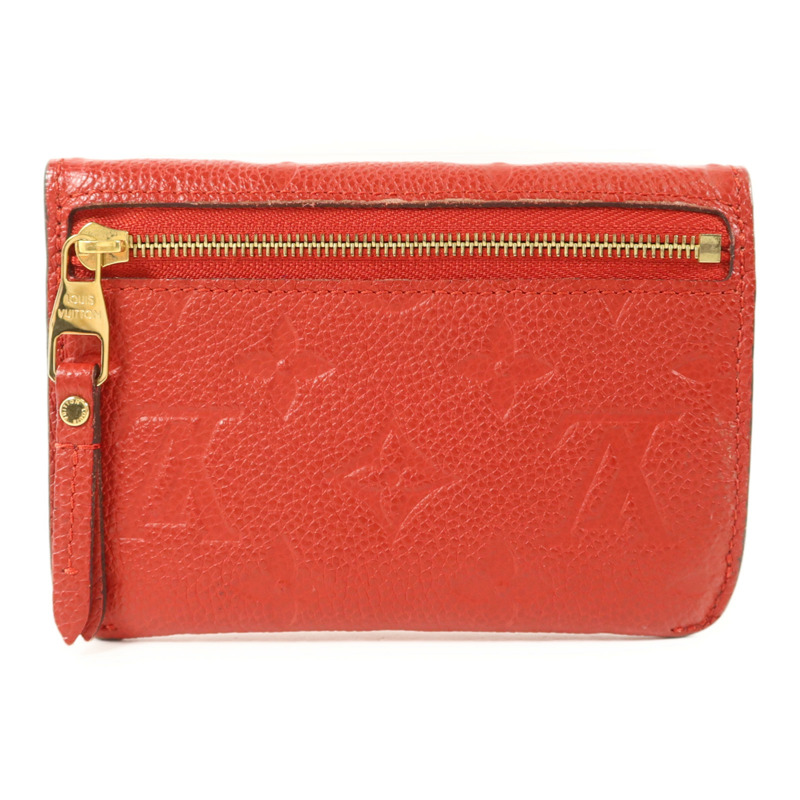 LOUIS VUITTON Monogram Empreinte Pochette Cure金扣零錢包-1