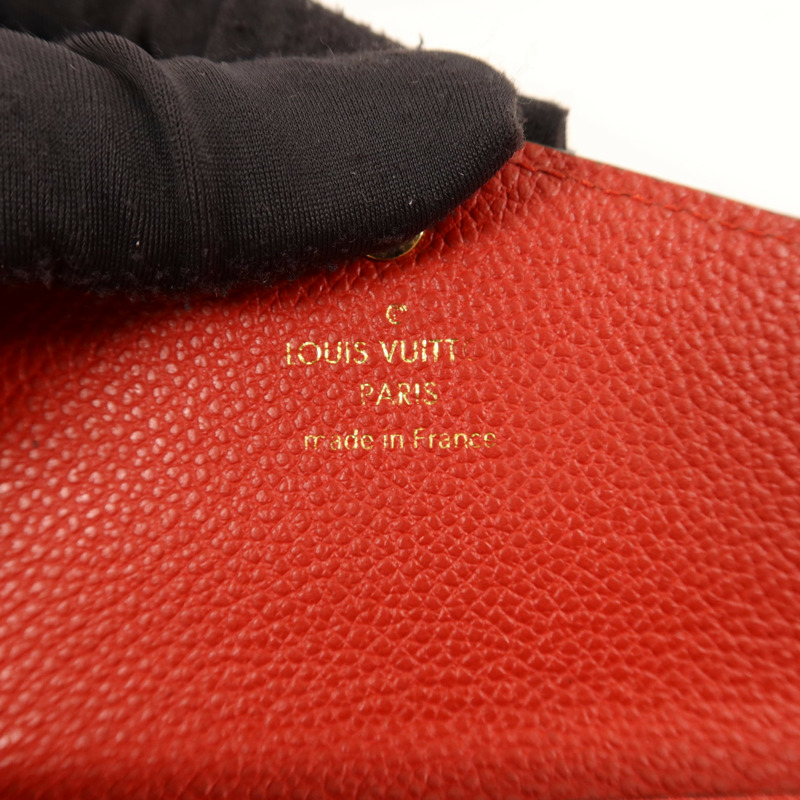 LOUIS VUITTON Monogram Empreinte Pochette Cure金扣零錢包-6