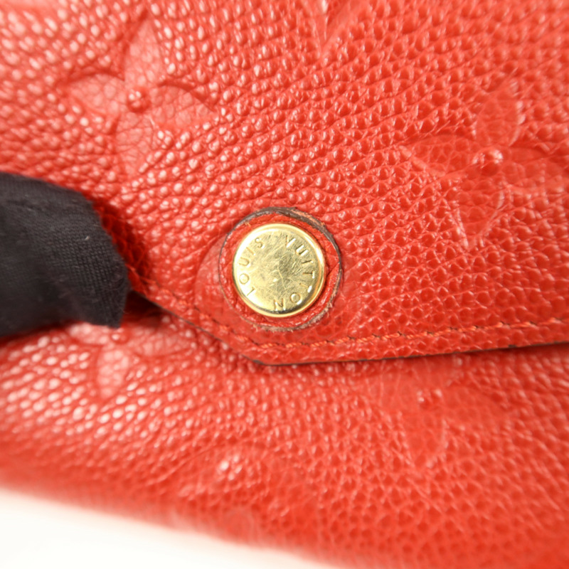 LOUIS VUITTON Monogram Empreinte Pochette Cure金扣零錢包-8