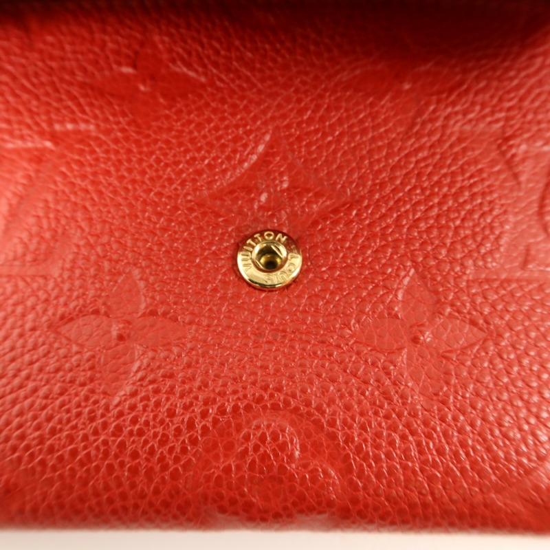 LOUIS VUITTON Monogram Empreinte Pochette Cure金扣零錢包-10