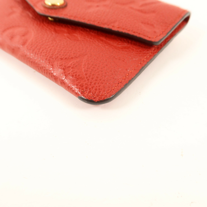 LOUIS VUITTON Monogram Empreinte Pochette Cure金扣零錢包-11
