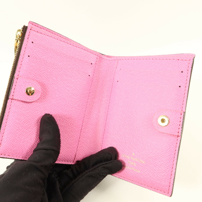 LOUIS VUITTON Monogram Lisa Wallet金扣錢包-4