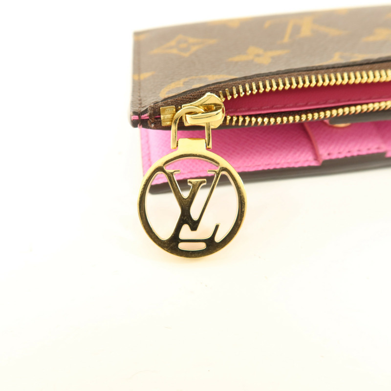 LOUIS VUITTON Monogram Lisa Wallet金扣錢包-8