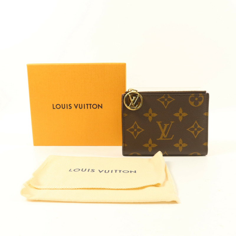 LOUIS VUITTON Monogram Lisa Wallet金扣錢包-9