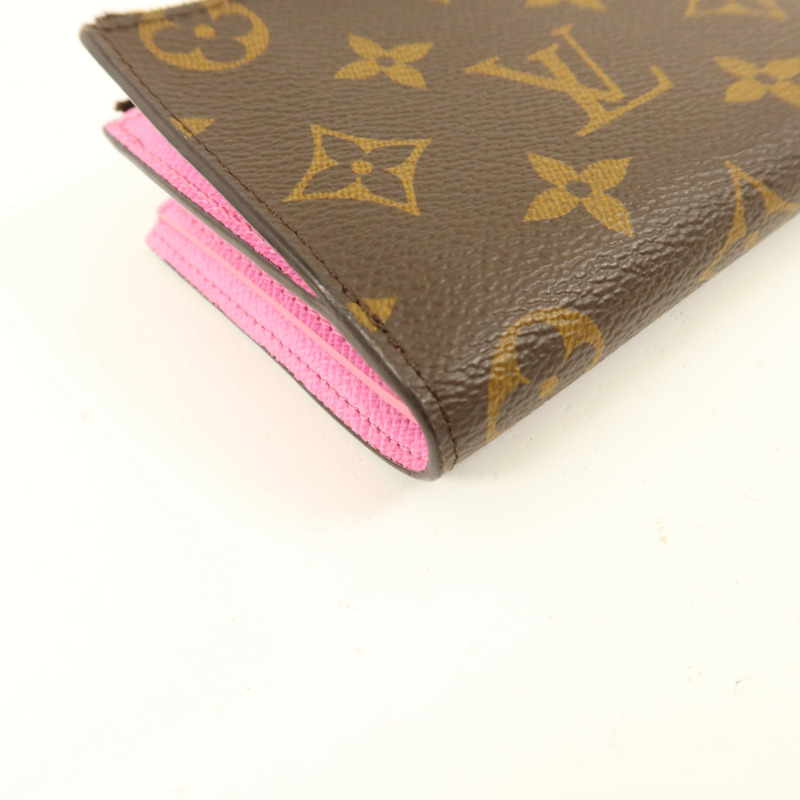 LOUIS VUITTON Monogram Lisa Wallet金扣錢包-11