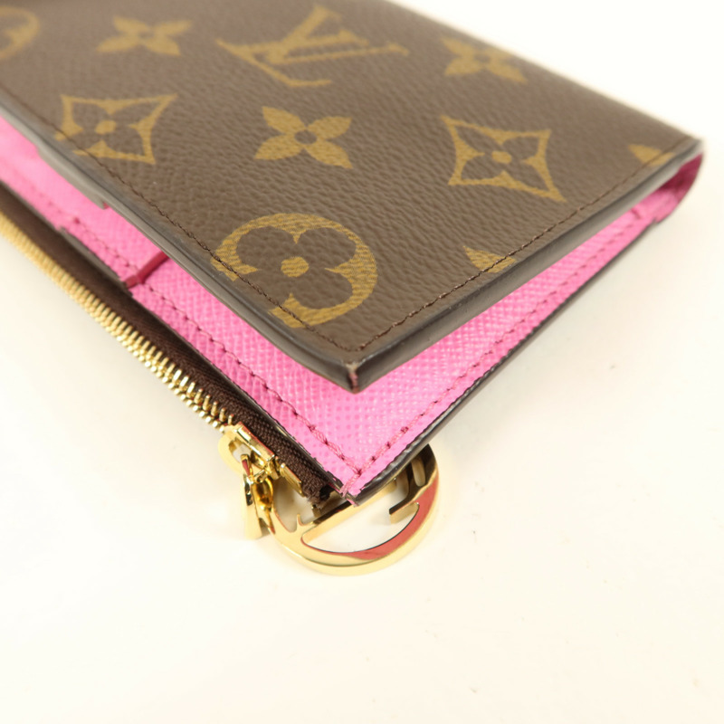 LOUIS VUITTON Monogram Lisa Wallet金扣錢包-14