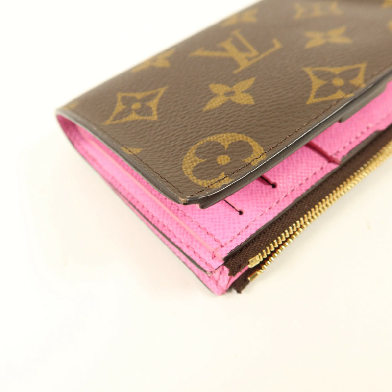 LOUIS VUITTON Monogram Lisa Wallet金扣錢包-15