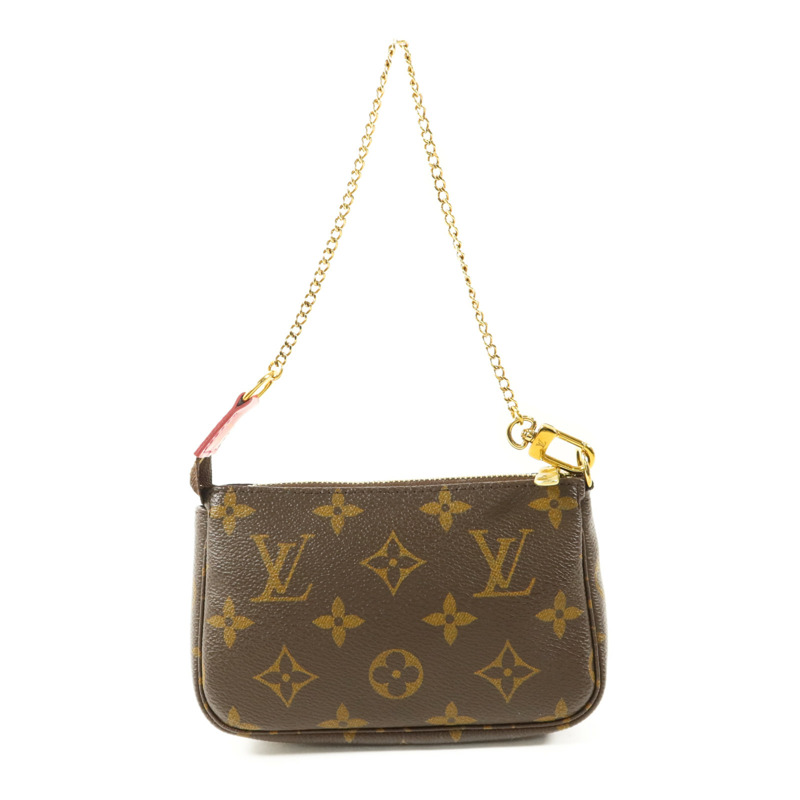 LOUIS VUITTON Monogram Mini Pochette Vivienne金扣肩背袋-1